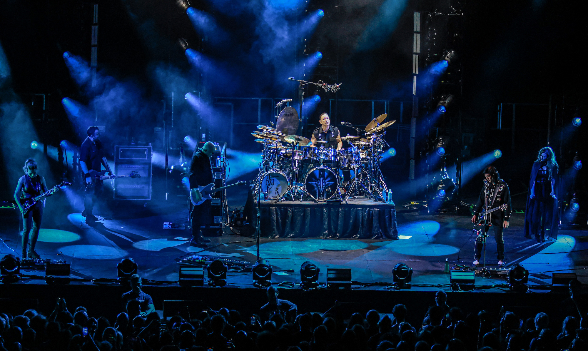 Smashing Pumpkins perform at The 3Arena Dublin in Dublin, Ireland on June 10, 2024