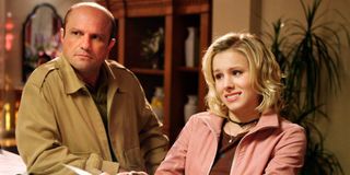 Enrico Colantoni and Kristen Bell in Veronica Mars