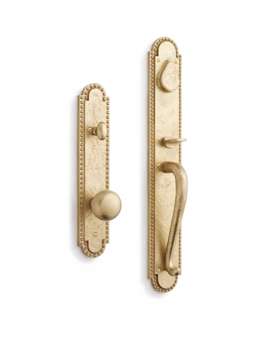 Marconi Solid Brass Entrance Door Set 