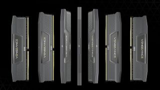Corsair Vengeance DDR5 RAM sticks shown on a black background