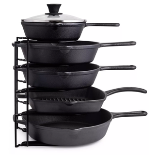 Cuisinel Heavy Duty Pan Organizer, 5 Tier Rack