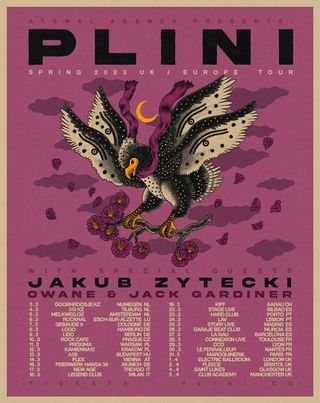 plini 2023 tour poster