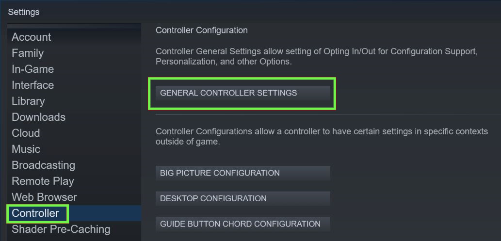 How to use a PS4 controller in Steam — Steam controller settings
