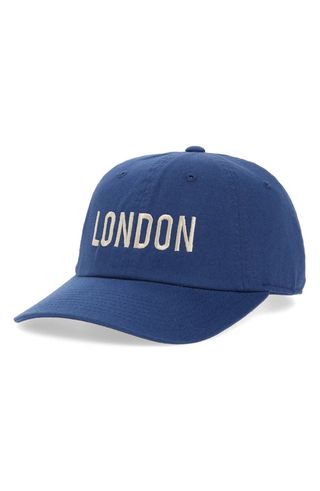 Slouch London Embroidered Baseball Cap