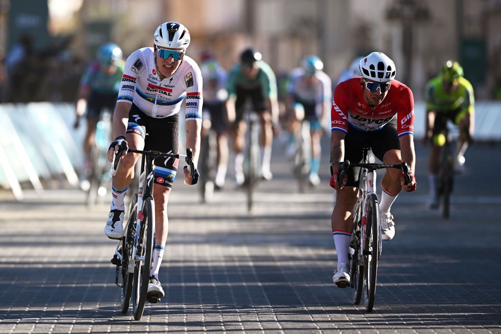 Tim Merlier was fastest on stage 3 of the AlUla Tour