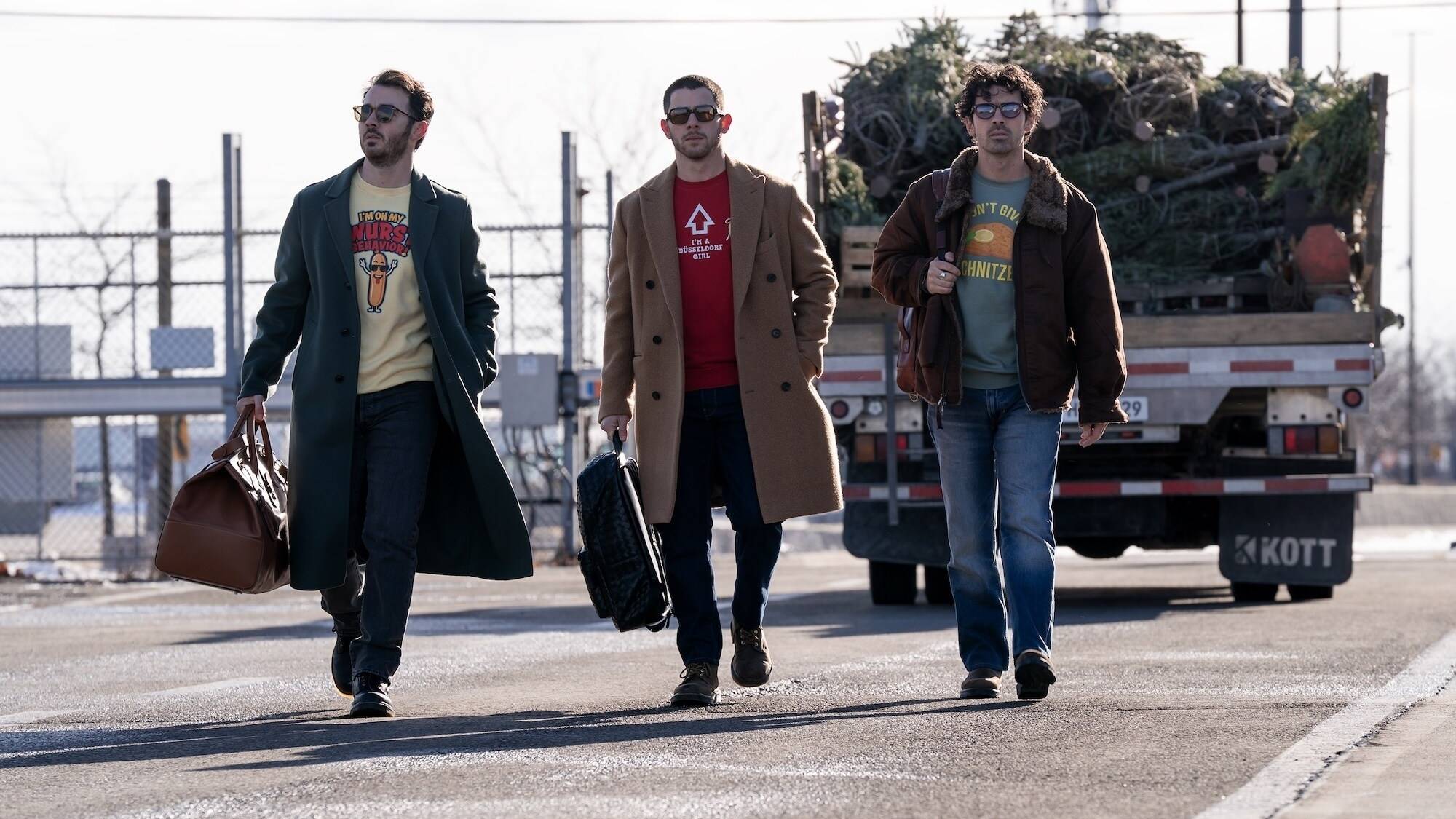 (L-R) Kevin Jonas as Kevin, Nick Jonas as Nick and Joe Jonas as Joe in 