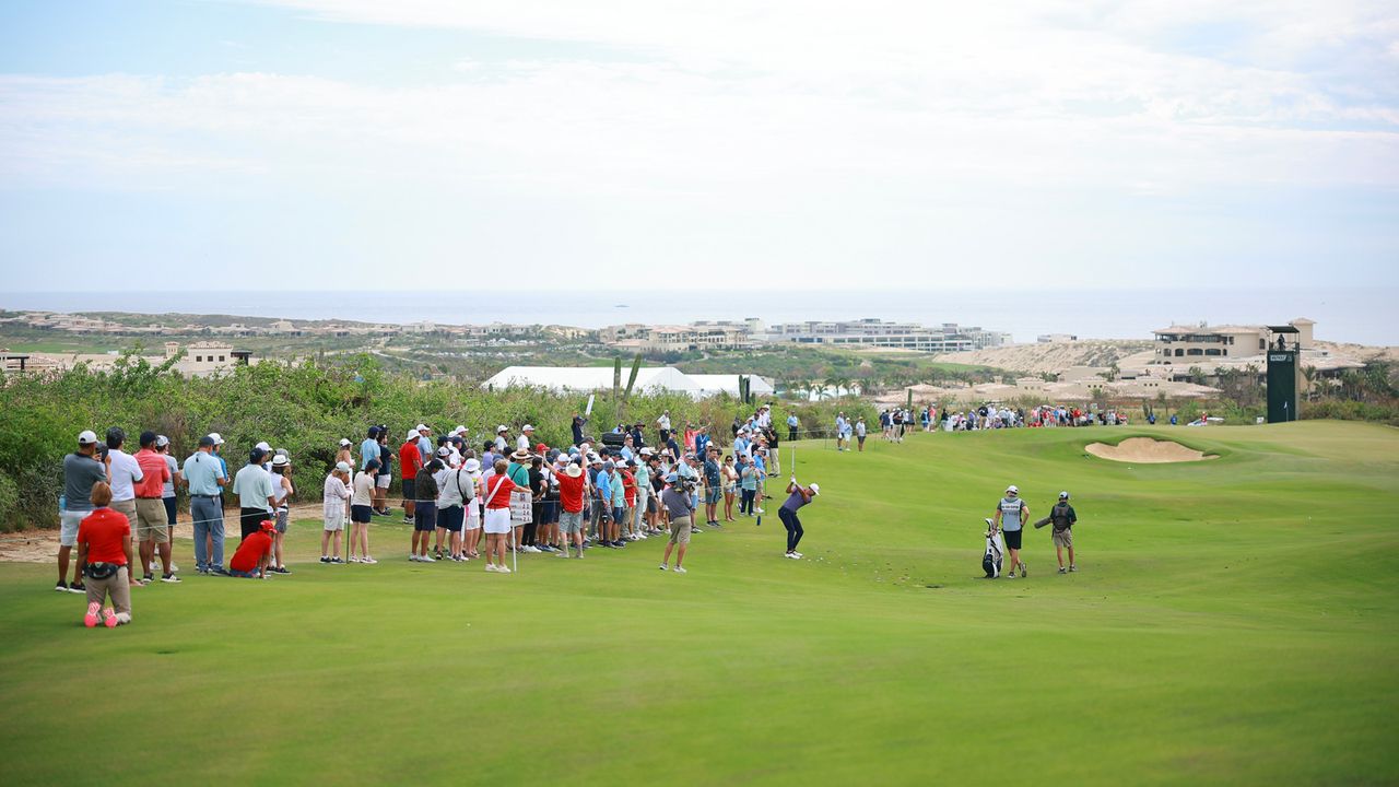 A general view of the 13th view at El Cardonal at Diamante - host of the PGA Tour&#039;s World Wide Technology Championship