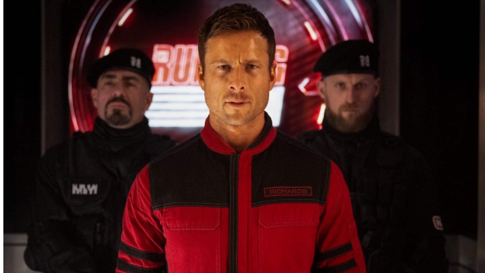 Glen Powell as Ben Richards in The Running Man