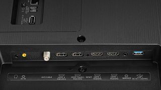 Hisense U8H Mini-LED TV ports