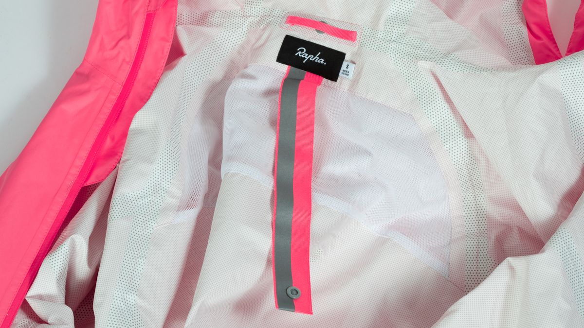 Rapha Commuter Jacket hood retaining strap