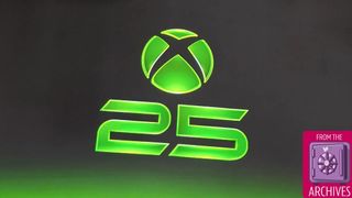 Xbox logo with 25th anniversay plus the Windows Central From the Archives logo in the lower right hand corner.