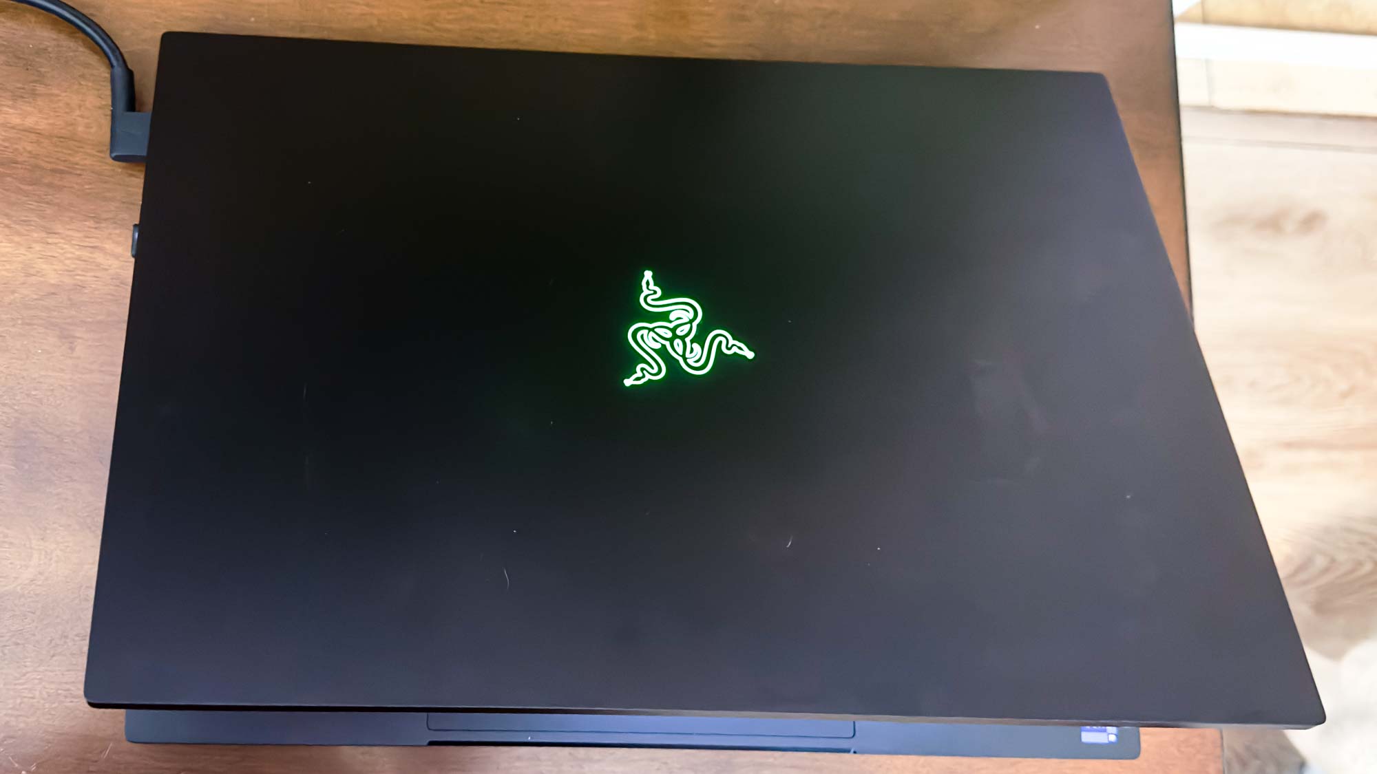 The Razer Blade 18 (2024) from the top