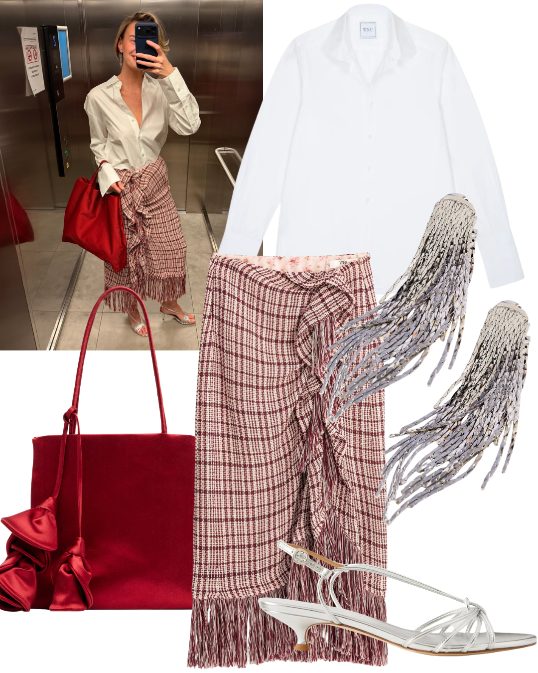 summer in the city outfit collages