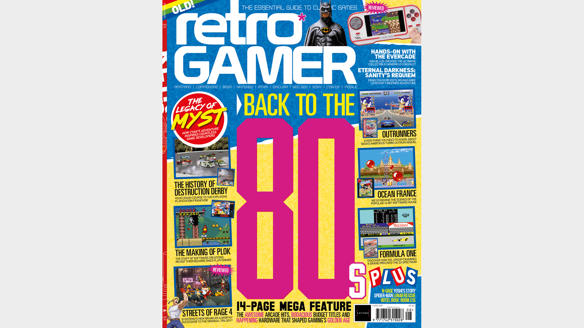 Celebrate the 80s and the return of Retro Gamer in stores with issue 208