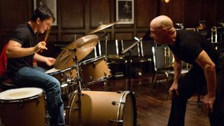 Terence watches Andrew play the drums in 2014's Whiplash movie