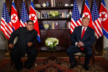 President Trump meets North Korean leader Kim Jong Un
