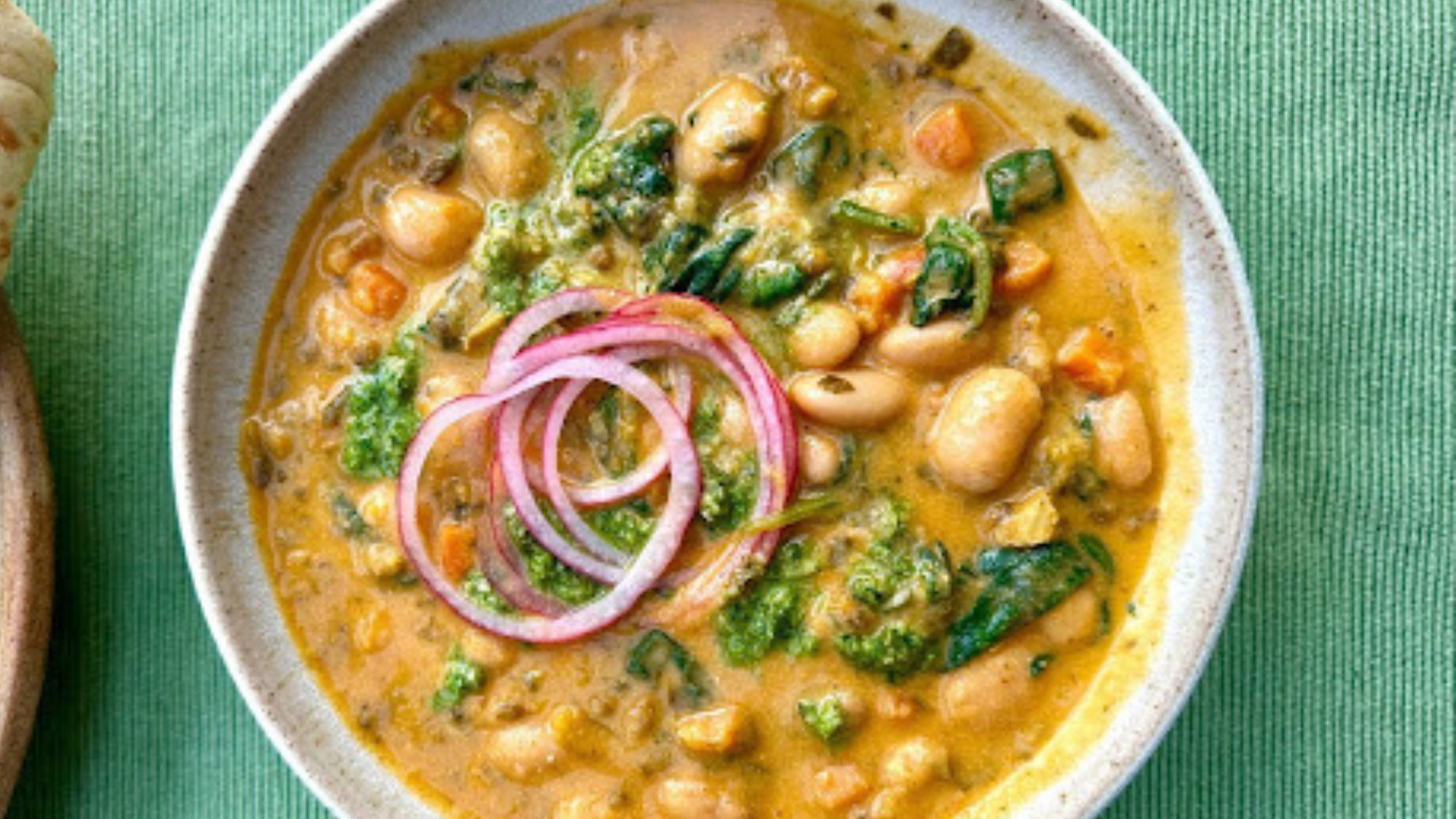Golden Coconut & Butter Bean Curry