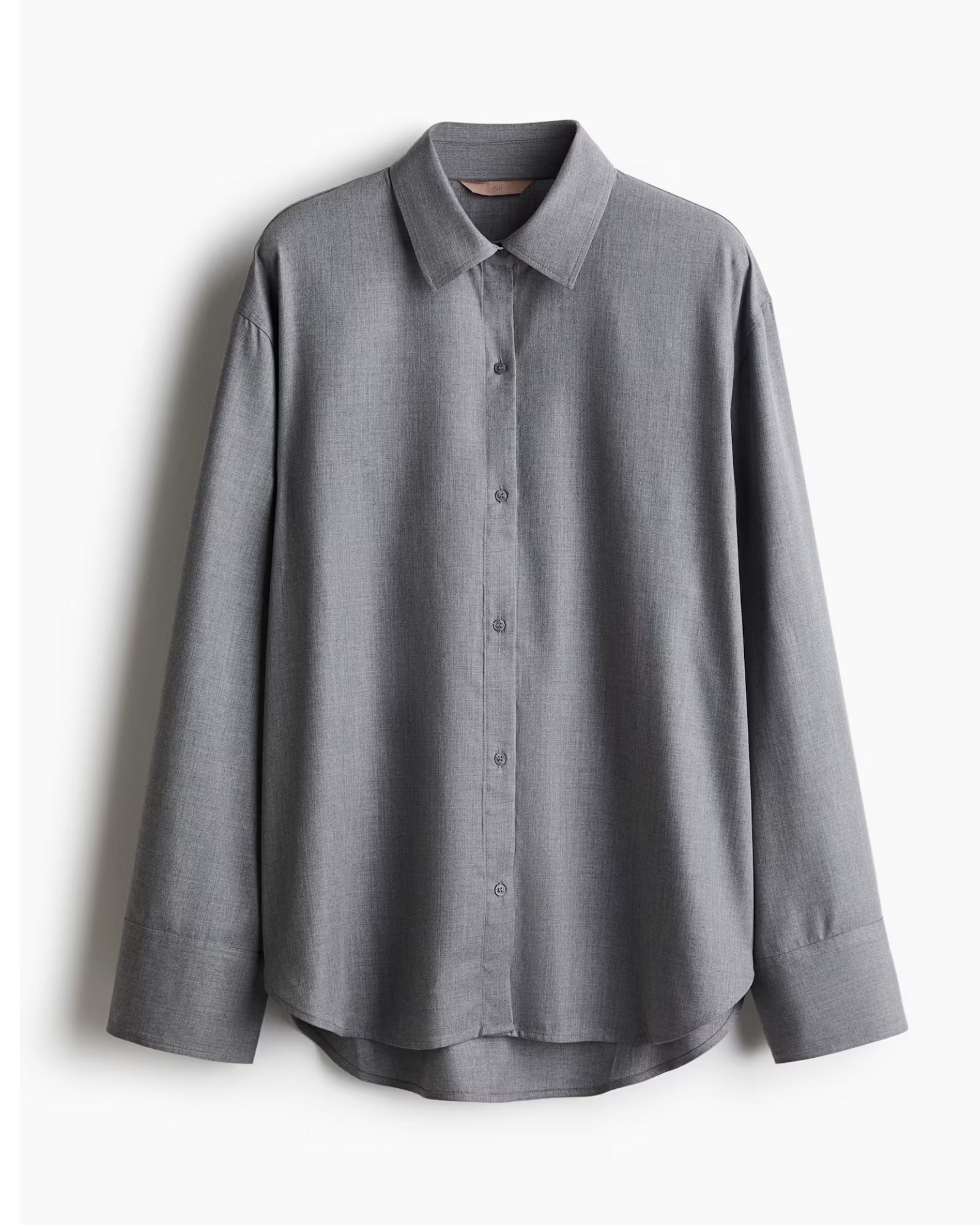 H&amp;amp;M Oversized Lyocell Shirt