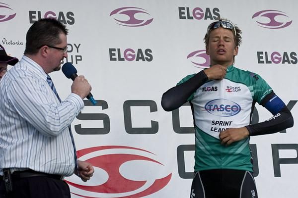 Richard Lang (Team Jayco Skins) leads the Tasco Inland Sprint Championship after three stages.