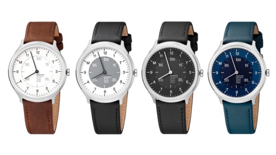 Mondaine Helvetica Regular is a stylish hybrid watch with a two-year ...