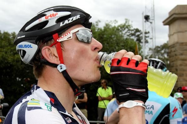Stage winner Andre Greipel tops up