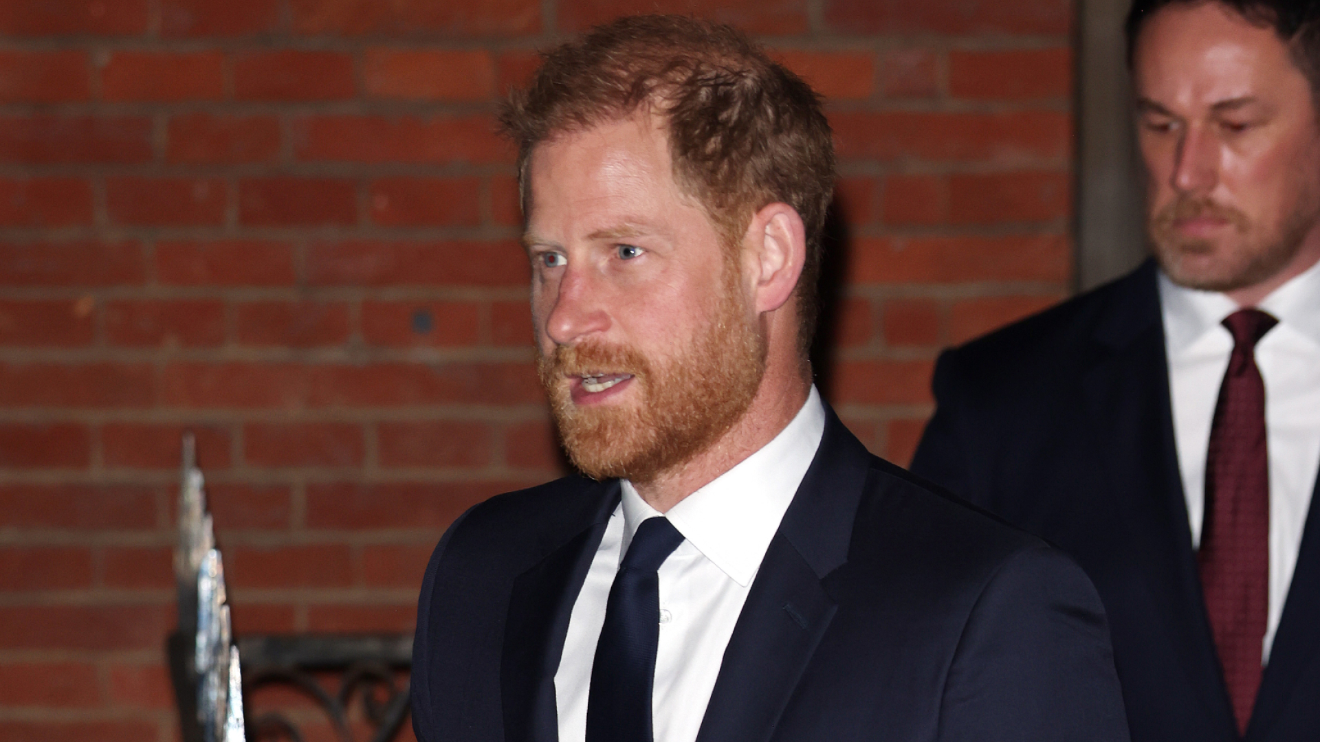 Prince Harry leaving The Royal Courts of Justice during a court case against Associated Newspapers on January 19, 2026 in London, England