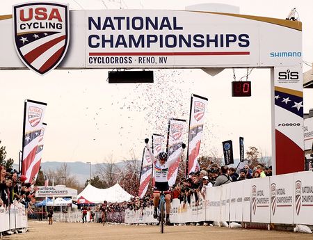 Katie Compton wins 14th US cyclo-cross title in Reno