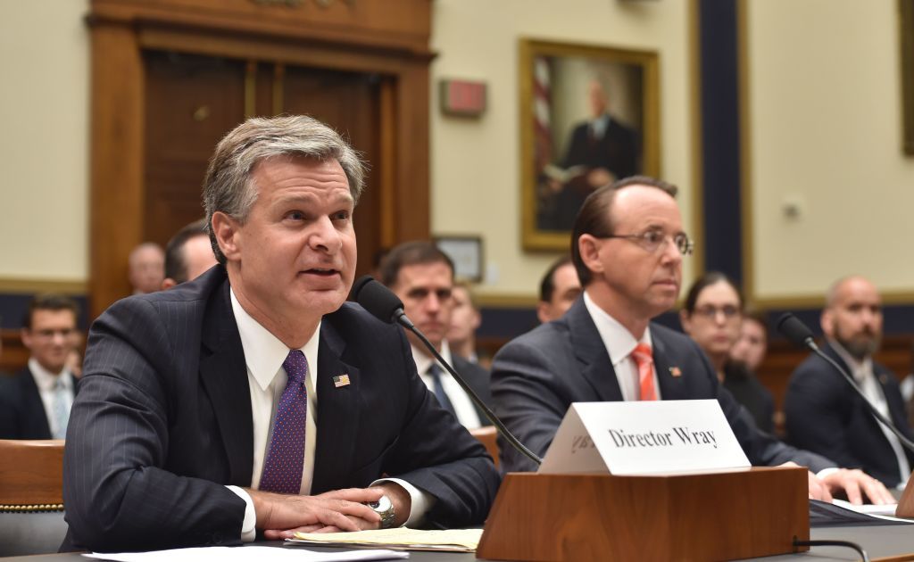 FBI Director Christopher Wray.