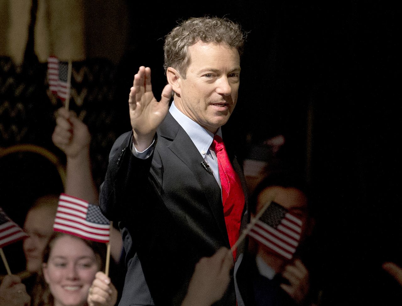 Sen. Rand Paul announces his candidacy. 