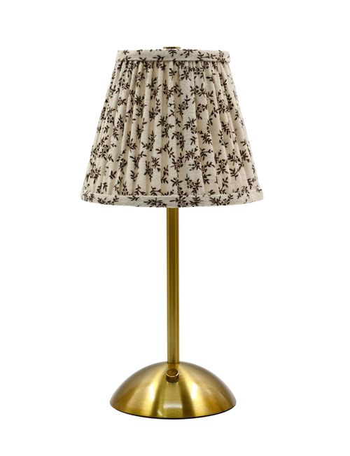 Cream Floral Rechargeable Table Lamp