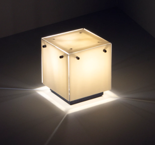 Cube modern table lighting.