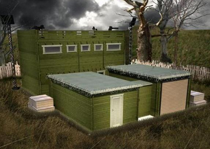 This log cabin promises to protect you from zombies