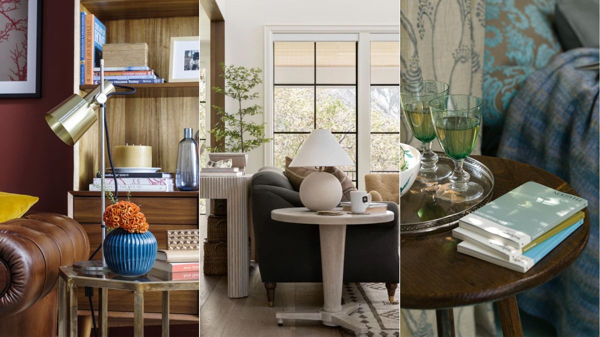 6 ideas for styling a living room end table |