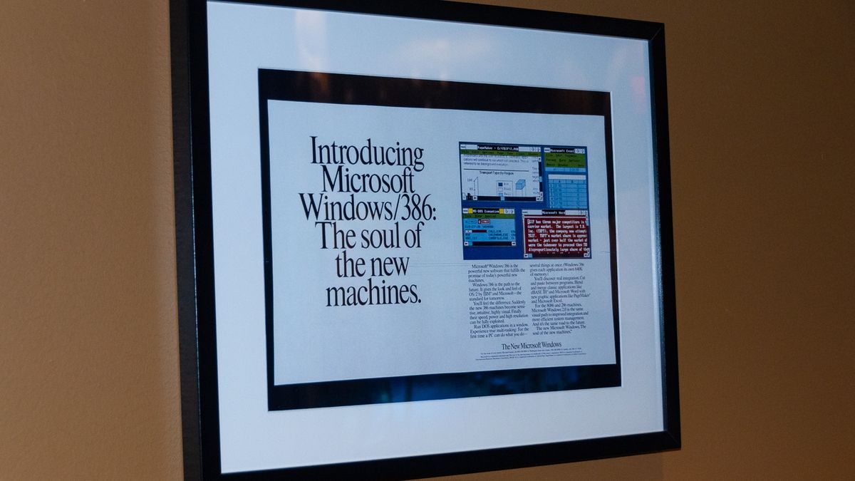 Windows/386, da Windows virkelig fikk futt p&aring; multitasking.