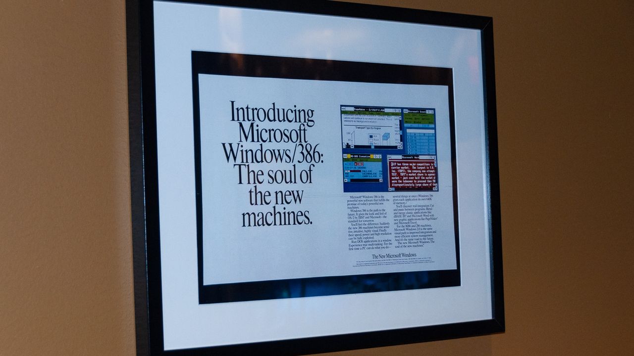 Windows/386, da Windows virkelig fikk futt p&aring; multitasking.