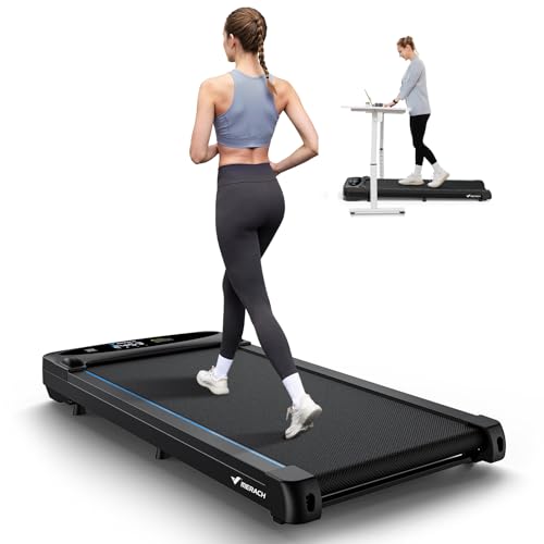 Merach Walking Pad Treadmill for Home, Under Desk Treadmill, Walking Treadmills 3 in 1 for Home/office, 265lbs Capacity, 2.75hp Portable Treadmills With Magnetic Remote Control, Led Display