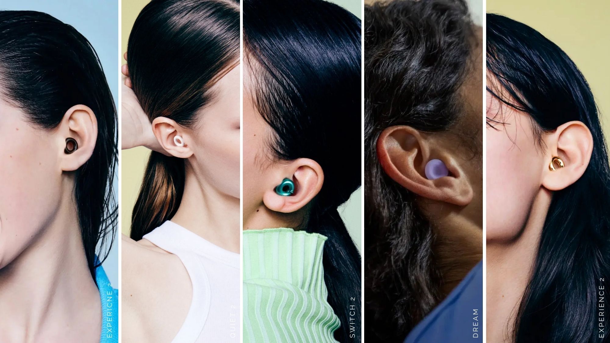 composite of the best loop earplugs tested by marie claire uk