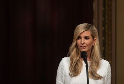 Ivanka Trump speaks at the White House