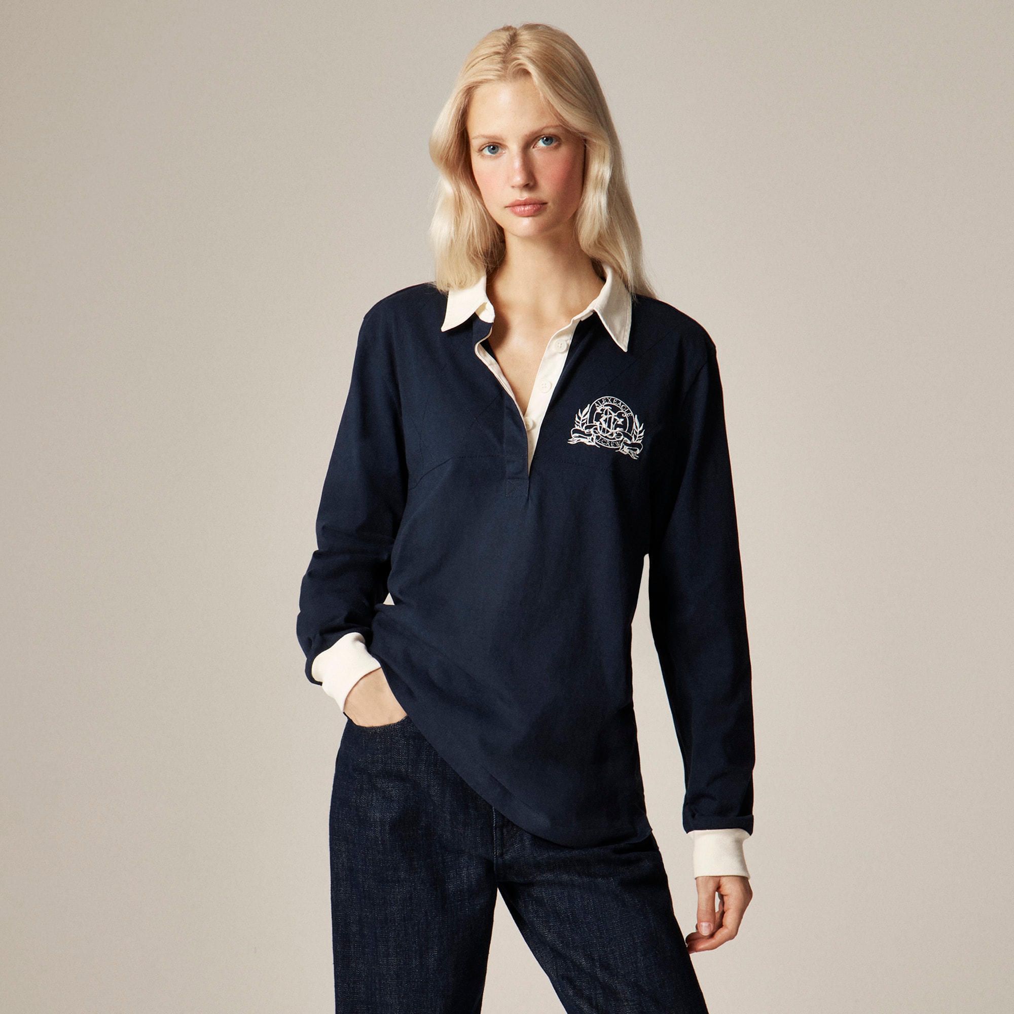 Alex Eagle X J.crew Premium-Weight Rugby Shirt