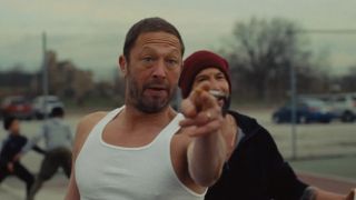 Richie arguing with a cigarette in his hand in Gary.