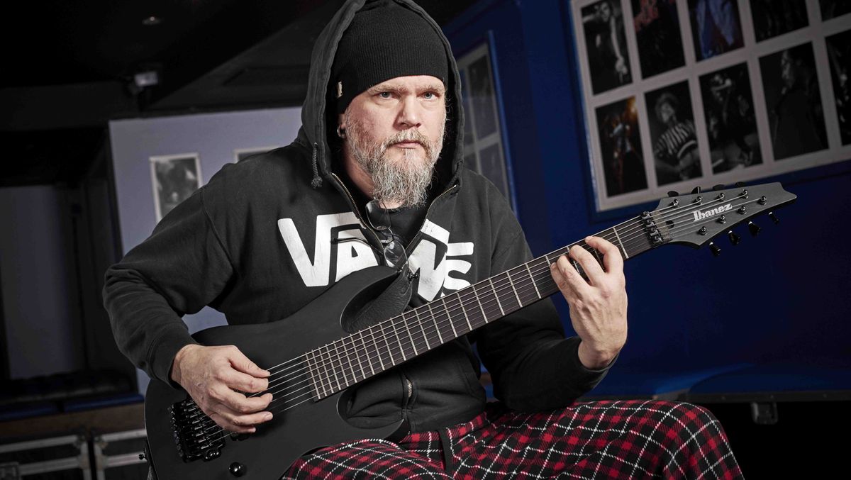 Me and my guitar Meshuggah s M rten Hagstr m MusicRadar