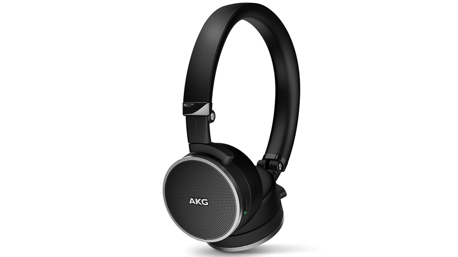 A pair of the AKG N60NC over-ear headphones in black