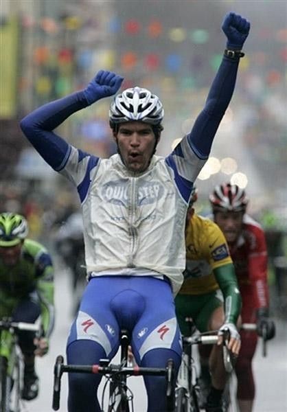 Gert Steegmans (Quick Step) wins for the second stage in a row.