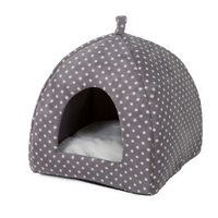 Pets at Home Grey Spotty Igloo Cat Bed | RRP: £19.00 | Now: £13.30 | Save: £5.70 (30%) Pets at Home
