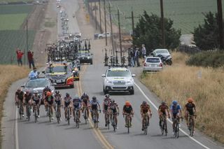 These riders would not being seeing the front of the race again today