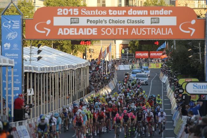 Riders get started at the People's Choice Classic