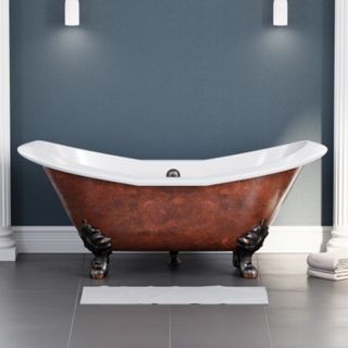 Copper Bronze Cast Iron Bathtub