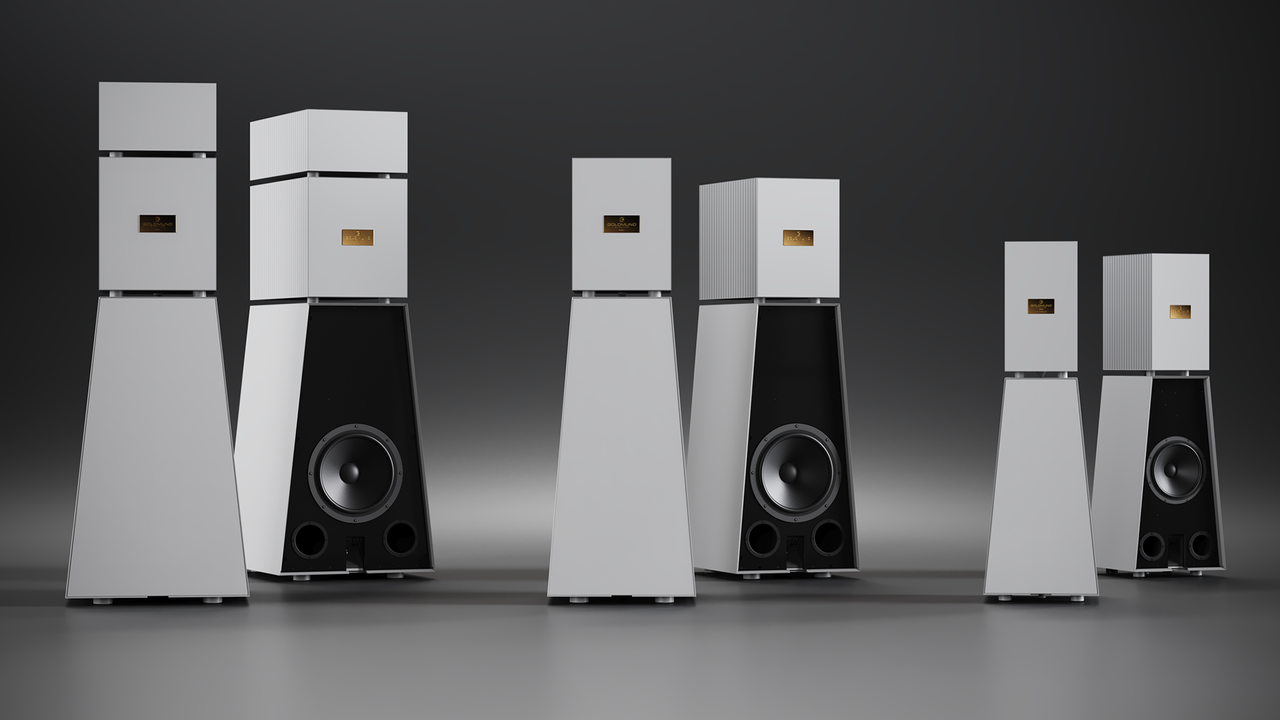 Goldmund Asteria, Rhea and Theia speakers