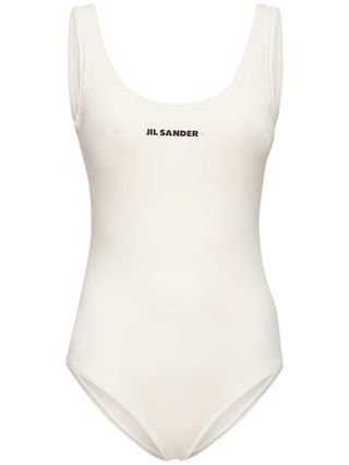 Printed Logo One Piece Swimsuit - Jil Sander - Women | Luisaviaroma