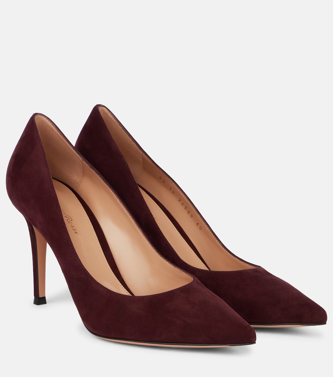 Maroon pumps